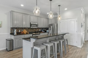 Family House, 4 Bedrooms, Balcony, Beachside | Private kitchen - Panama City Beach Home (Panama City Beach)