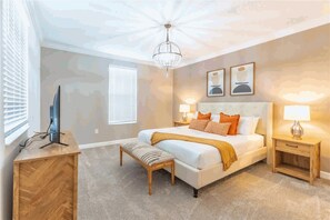 Maison Familiale, 5 chambres, piscine privée | 5 chambres, fer et planche à repasser, Wi-Fi gratuit