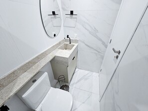 Apartment | Bathroom | Shower - Mirante de Porto - Porto de Galinhas (Ipojuca)