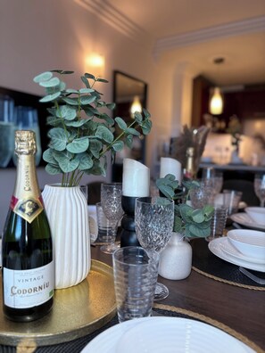 Dining - Seafront Apartment - 10 Guests. (Westbourne)