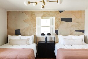 2 Schlafzimmer, Reisekinderbett, kostenloses WLAN, Bettwäsche