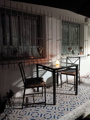 Bungalow, 1 chambre, accessible aux personnes à mobilité réduite, fumeurs | Salle à manger