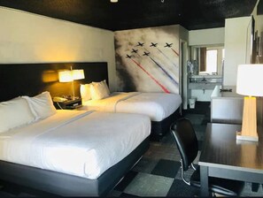 Hair dryer, towels, soap, shampoo - Eglin Extended Stay Hotel, a Howard Johnson by Wyndham (Niceville)