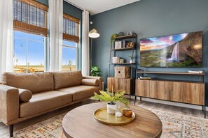 Smart-tv en een kantoor