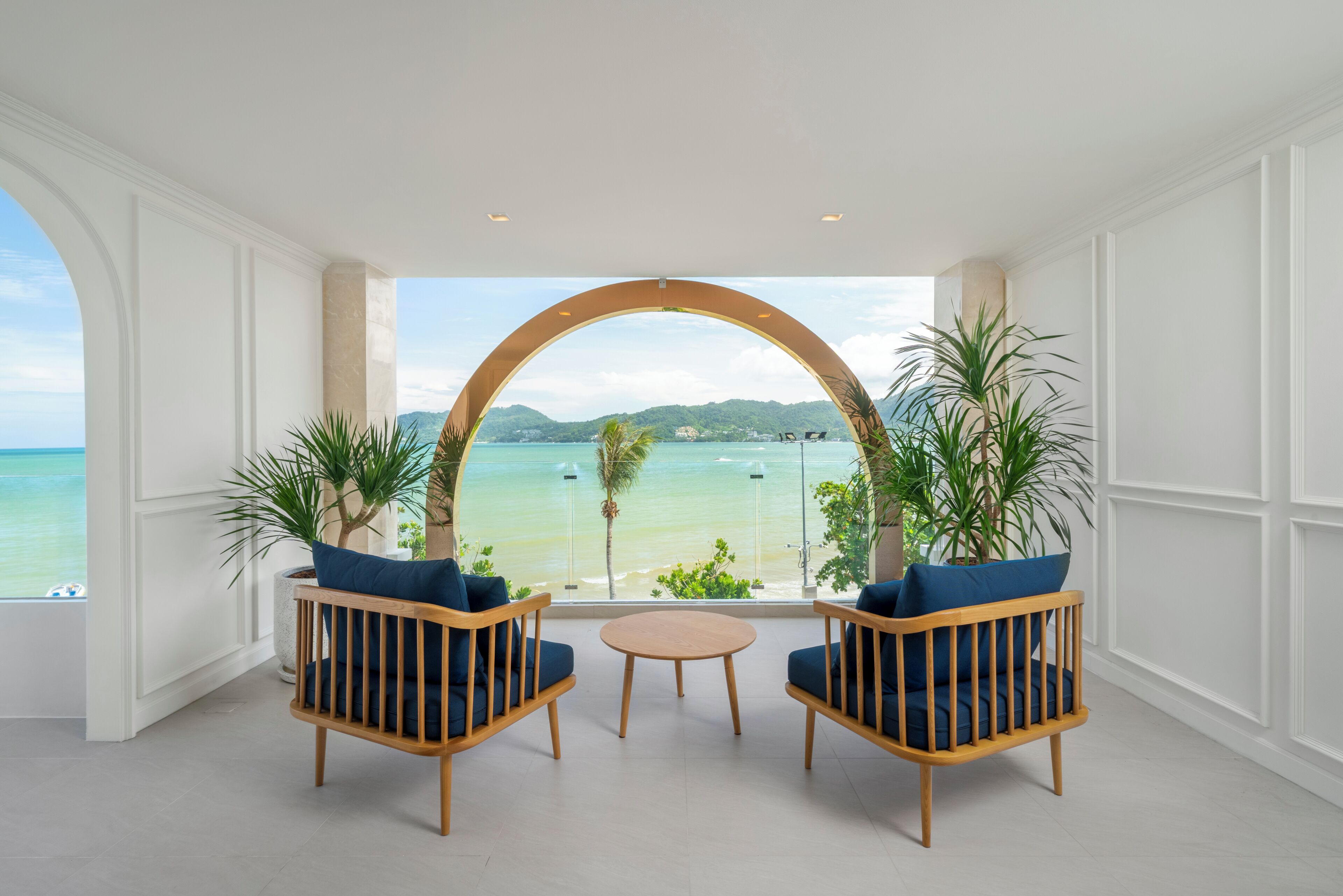 Exclusieve suite, uitzicht op zee | Terras