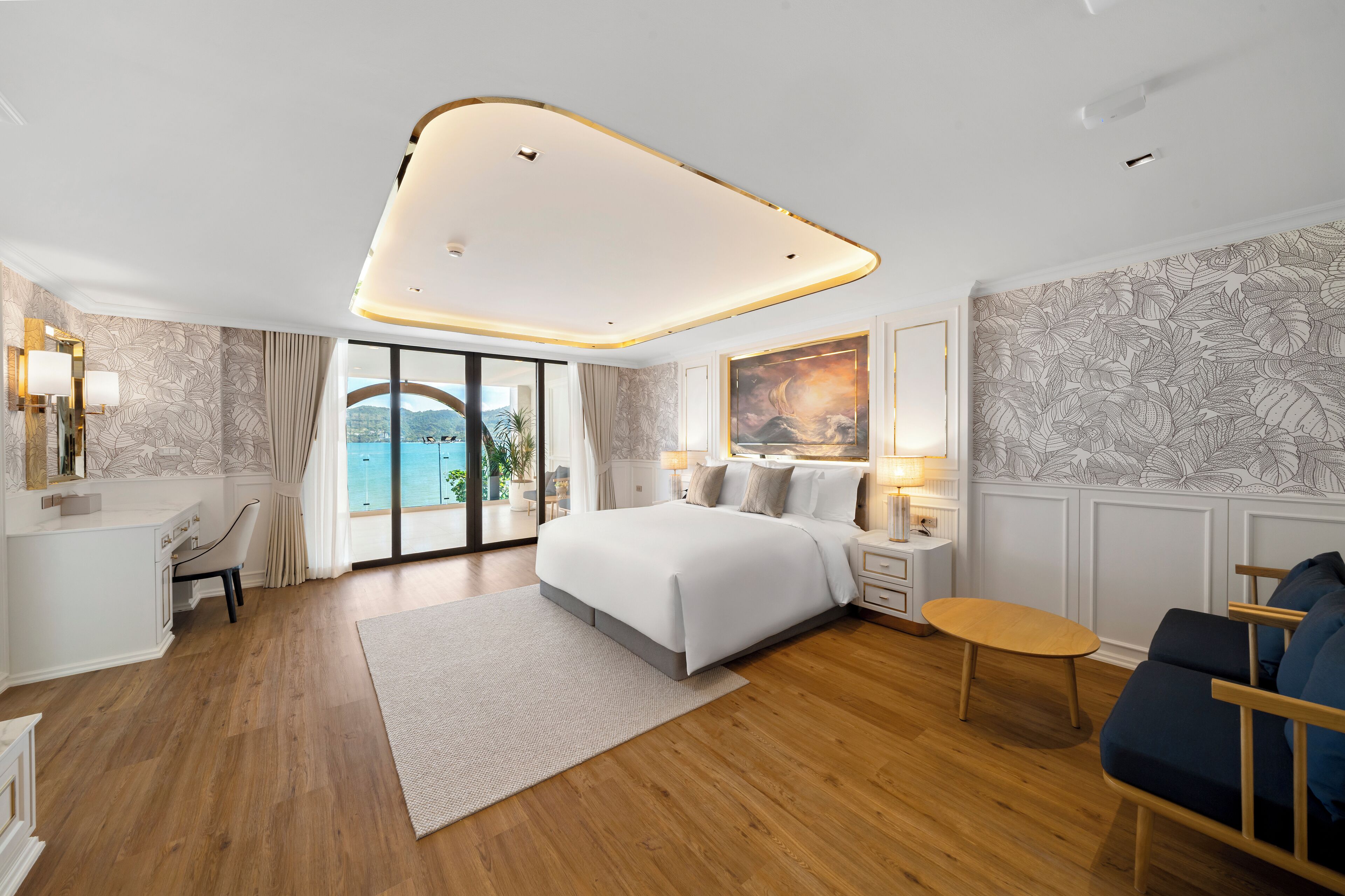 Exclusive Suite, Ocean View | Blackout curtains, iron/ironing board, free WiFi