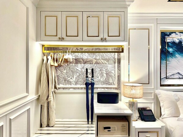 1 bedroom, blackout curtains, iron/ironing board, free WiFi