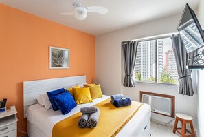 2 habitaciones, tabla de planchar con plancha, internet y ropa de cama 