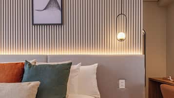 Premium Apartment, 1 Double Bed, City View | 1 bedroom, in-room safe, laptop workspace, blackout curtains