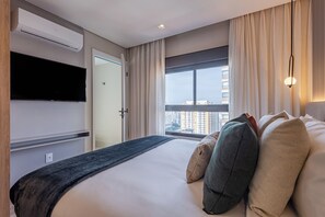 Premium Apartment, 1 Double Bed, City View | View from room