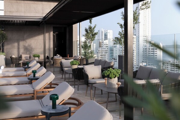 Terrasse sur le toit