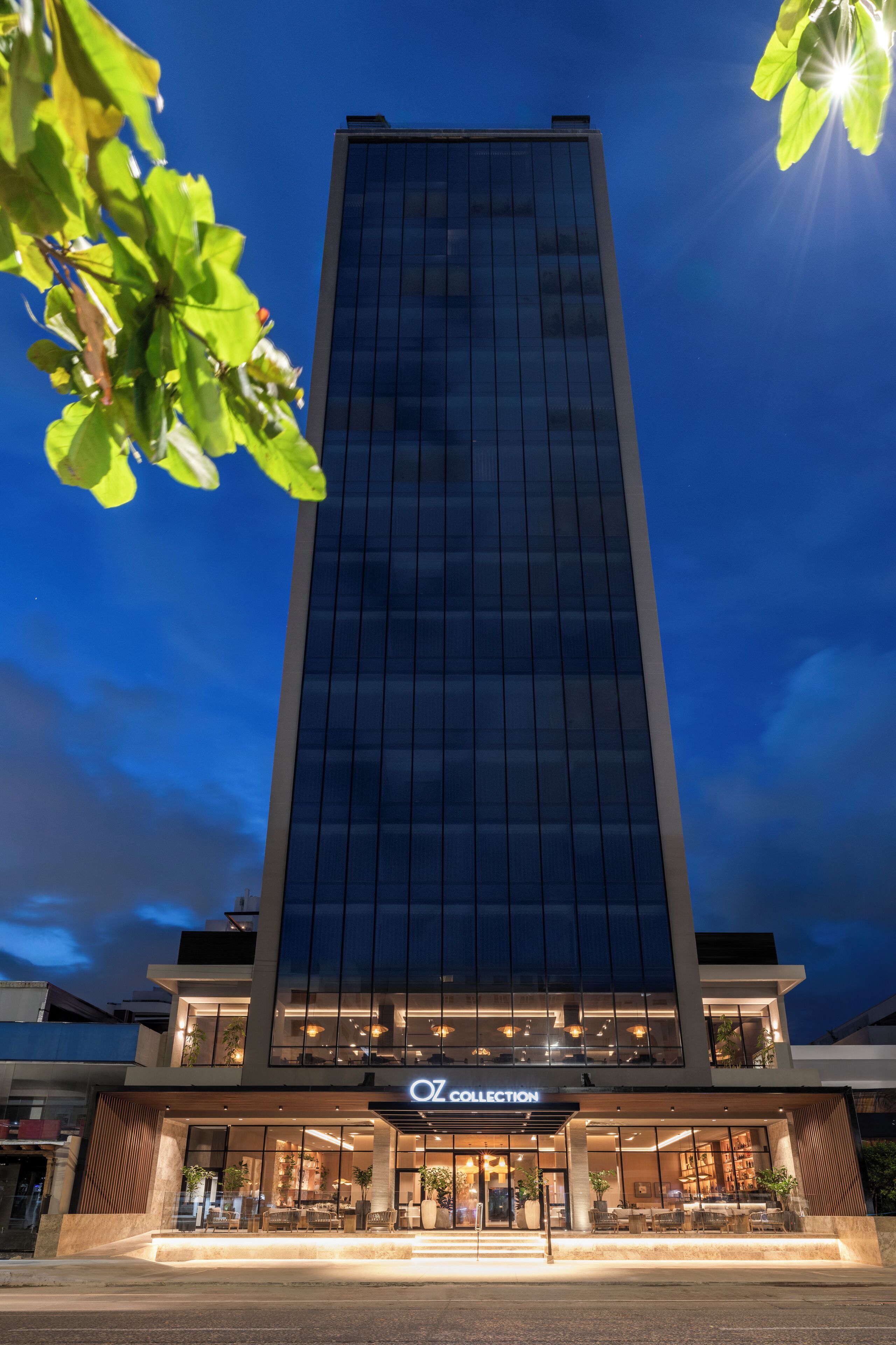 Front of property - evening/night