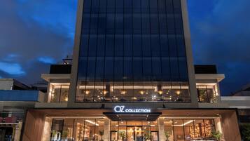 Front of property – evening/night