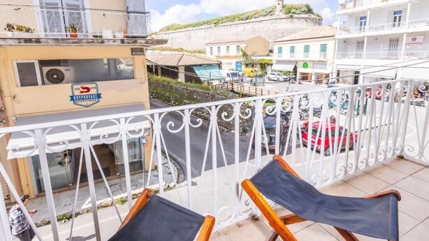 Basic Double Room, Balcony, City View | Balcony view - Hermes Xenon (Corfu)