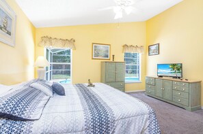 5 bedrooms, iron/ironing board, travel cot, WiFi