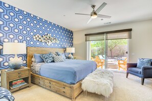 4 bedrooms, desk, iron/ironing board, Internet - Private Pool & Mtn Views: Luxe Palm Springs Home! (Palm Springs)