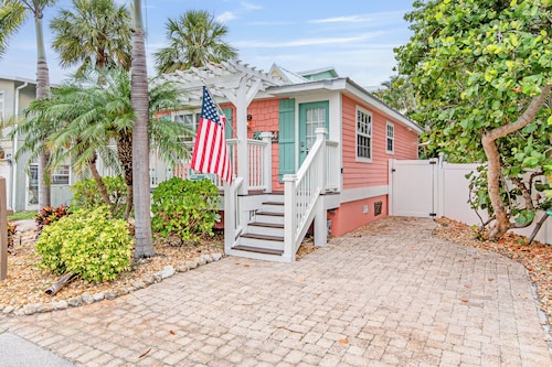 Best Little Beach House on Anna Maria Island! With a pool & steps to the beach!