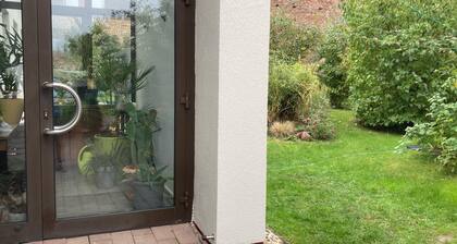 Vacation apartment Alte Volksbank Nauendorf - Stay in a former bank.