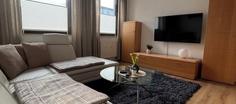 Vacation apartment Alte Volksbank Nauendorf - Stay in a former bank.