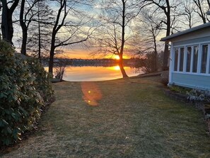 Property grounds - Lake waterfront with beach & dock. Min 31 nights. (Lunenburg)