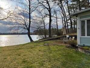 Property grounds - Lake waterfront with beach & dock. Min 31 nights. (Lunenburg)