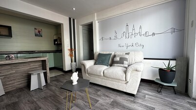 Encantador Departamento minimalista de 2 habitaciones en la capital, Quito