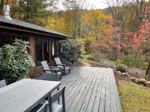 Outdoor dining - North AVL Hideout - Close to Downtown and Parkway (Asheville)