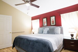 5 bedrooms, iron/ironing board, WiFi, bed sheets