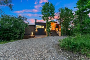 Front of property – evening/night