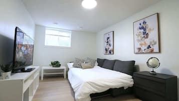 2 chambres, fer et planche Ă repasser, Wi-Fi, draps fournis