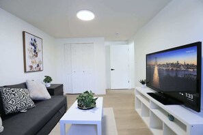 TV, video games, offices - Patio | 4 min U of C & Trendy University District (Calgary)