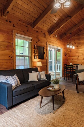 TV connectée, cheminée