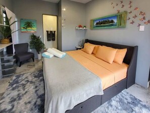 1 chambre, fer et planche à repasser, Wi-Fi, draps fournis