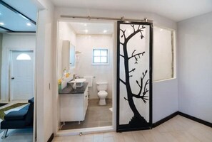 Towels, soap, toilet paper