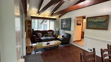 Televisión, chimenea, videojuegos y libros