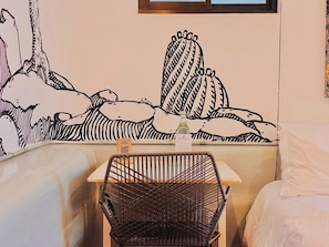 1 chambre, fer et planche à repasser, Wi-Fi, draps fournis
