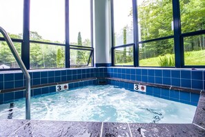 Indoor pool, a heated pool