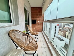 Terrace/patio - 2 Quartos Sacada e vista e Churrasqueira Lifespace (Curitiba)