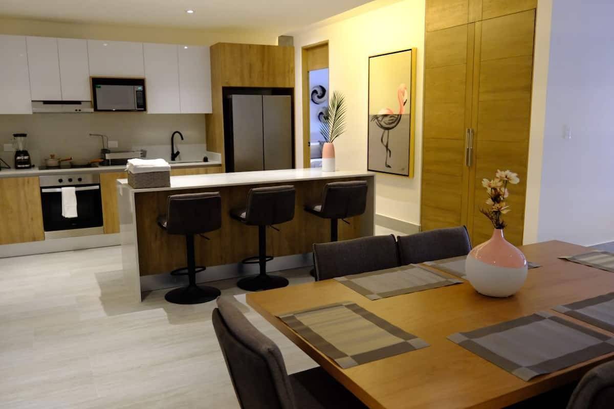 Family Apartment, 2 Bedrooms, City View | Private kitchen