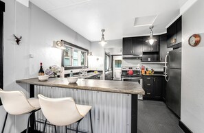 Fridge, microwave, oven, stovetop - 30-Day Min, Walking Distance to Downtown & Lake + Nearby Whitefish Mountain Resort! (Whitefish)