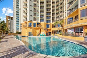 Indoor pool, a heated pool