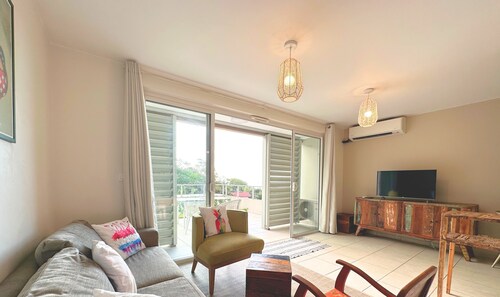 Fare Hinaiti - Premium Private Studio with sea vue and terrace
