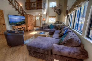 Télévision, cheminée