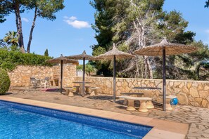 Pool - Apartment 'La Finca' with Sea View, Wi-Fi and Air Conditioning (Teulada)