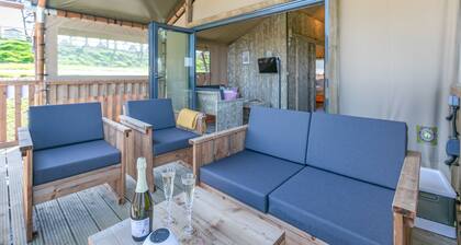 Sea View 2 Bed Hot Tub Safari Tent - Foxglove