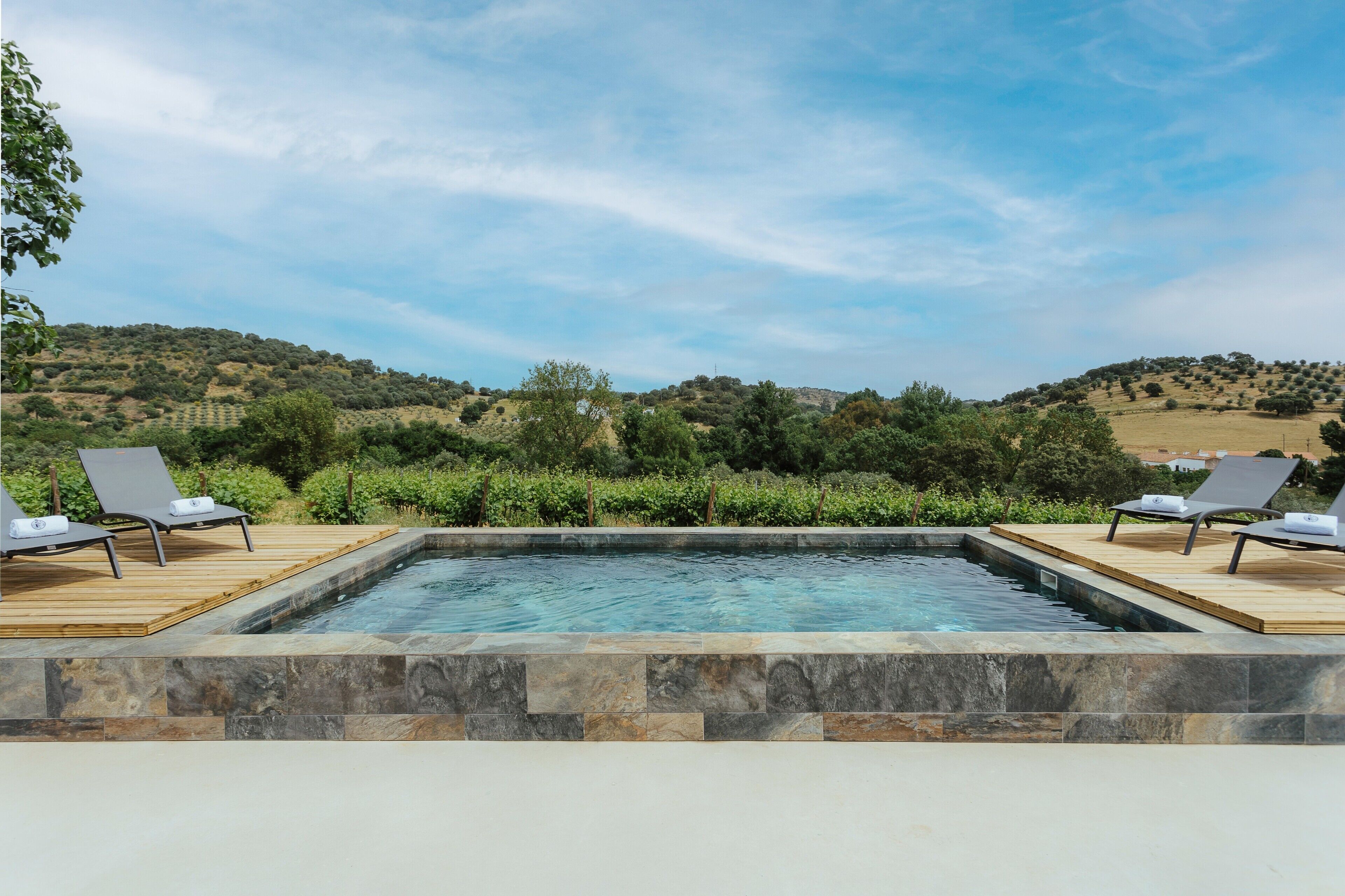 Una piscina climatizada