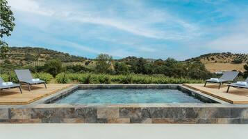 Una piscina riscaldata