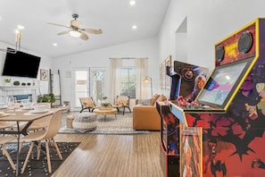 Games room - 3BD Home w/ Gated Pool, Arcades, Ping Pong (North Las Vegas)