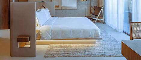 Suíte estúdio superluxo | Espaço de trabalho para notebook, cortinas blackout