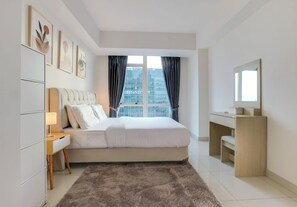 Deluxe-Apartment, 2 Schlafzimmer, Balkon, Stadtblick